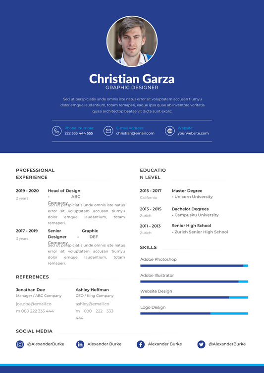 Resume CV Template 02