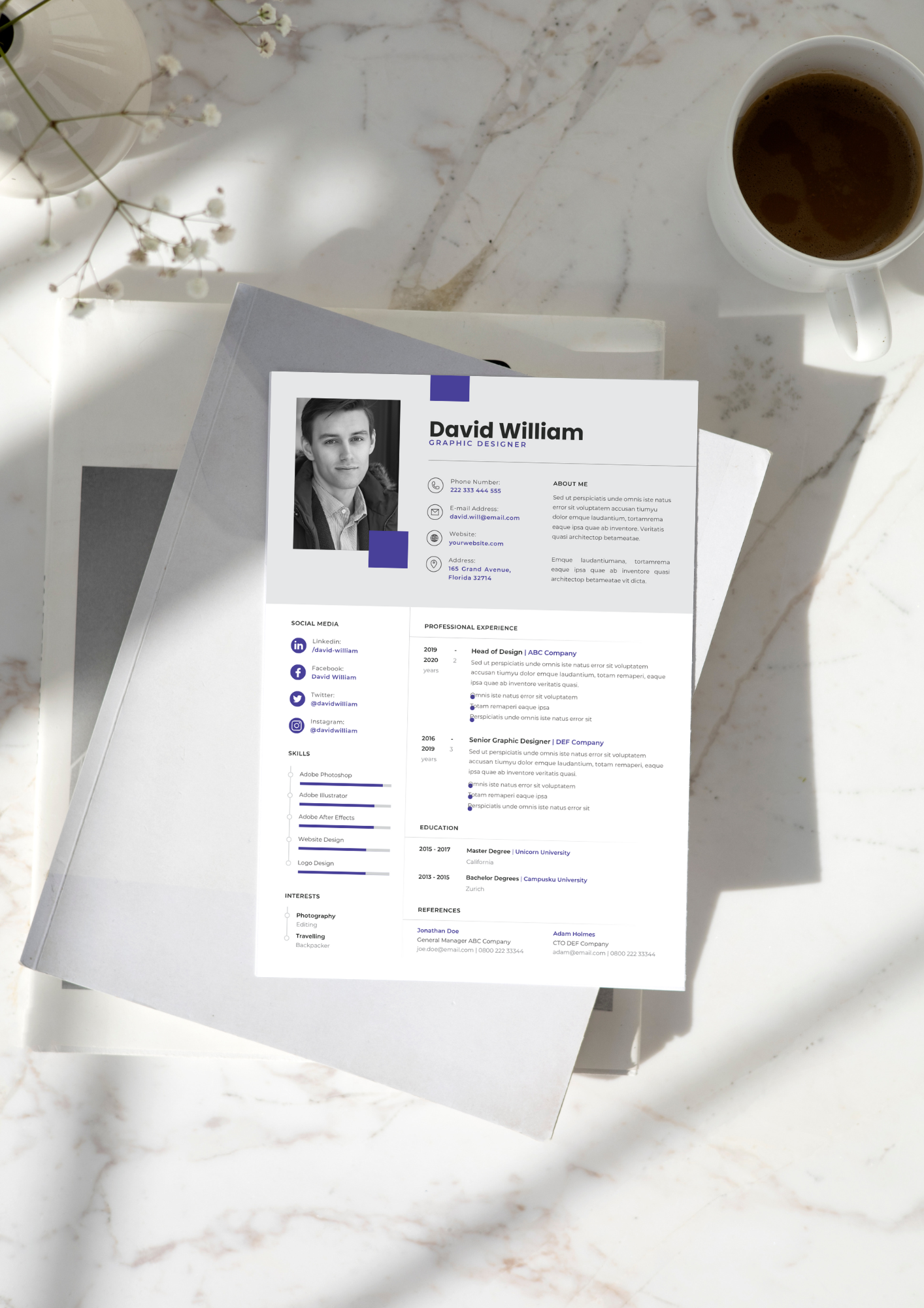 Resume CV Template 03