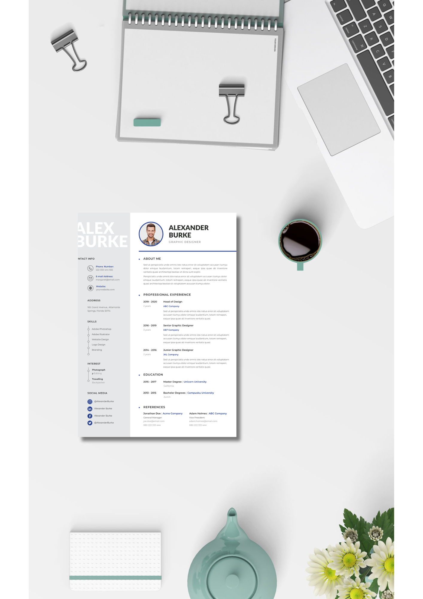 Resume CV Template 04