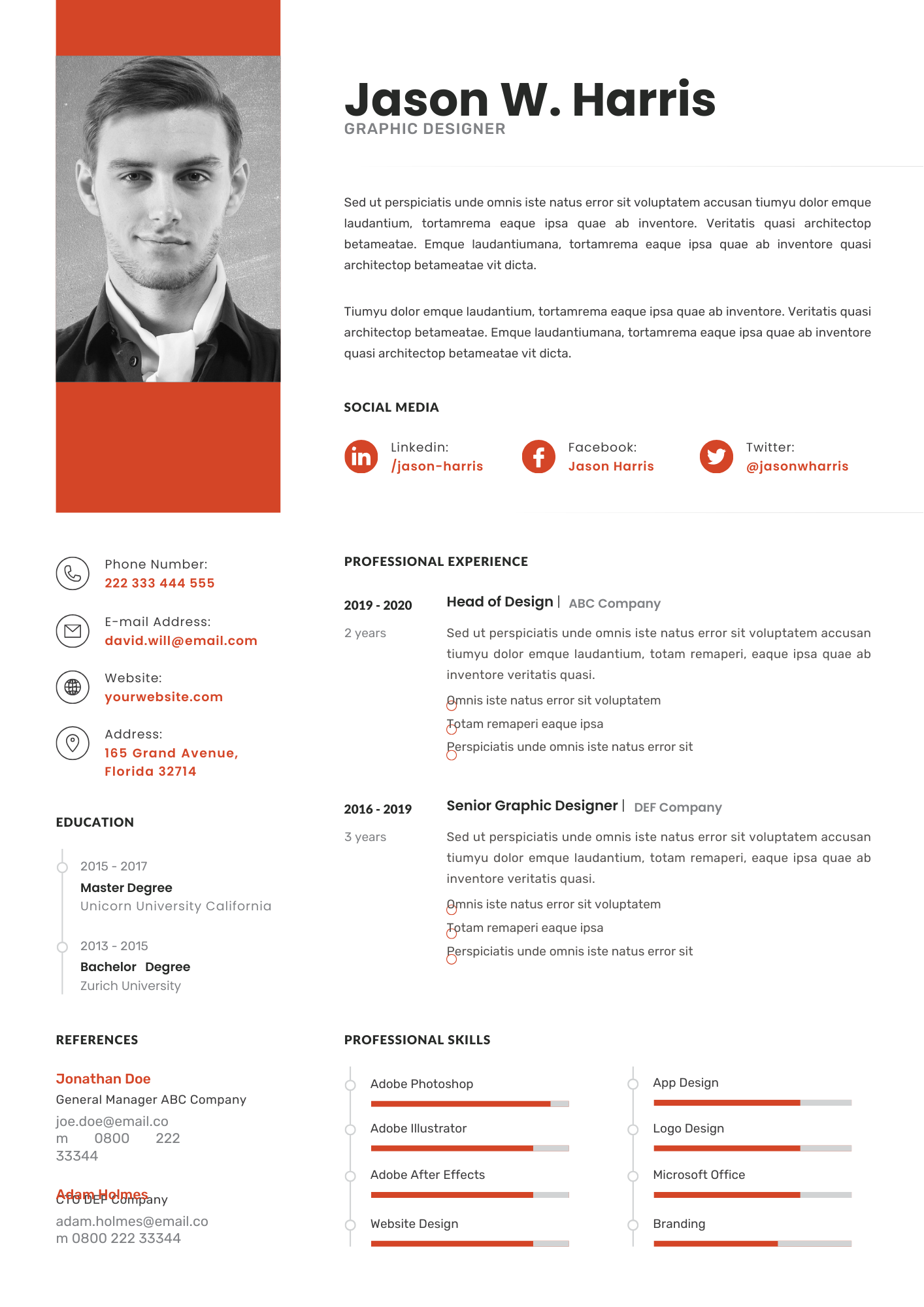 Resume CV Template 05