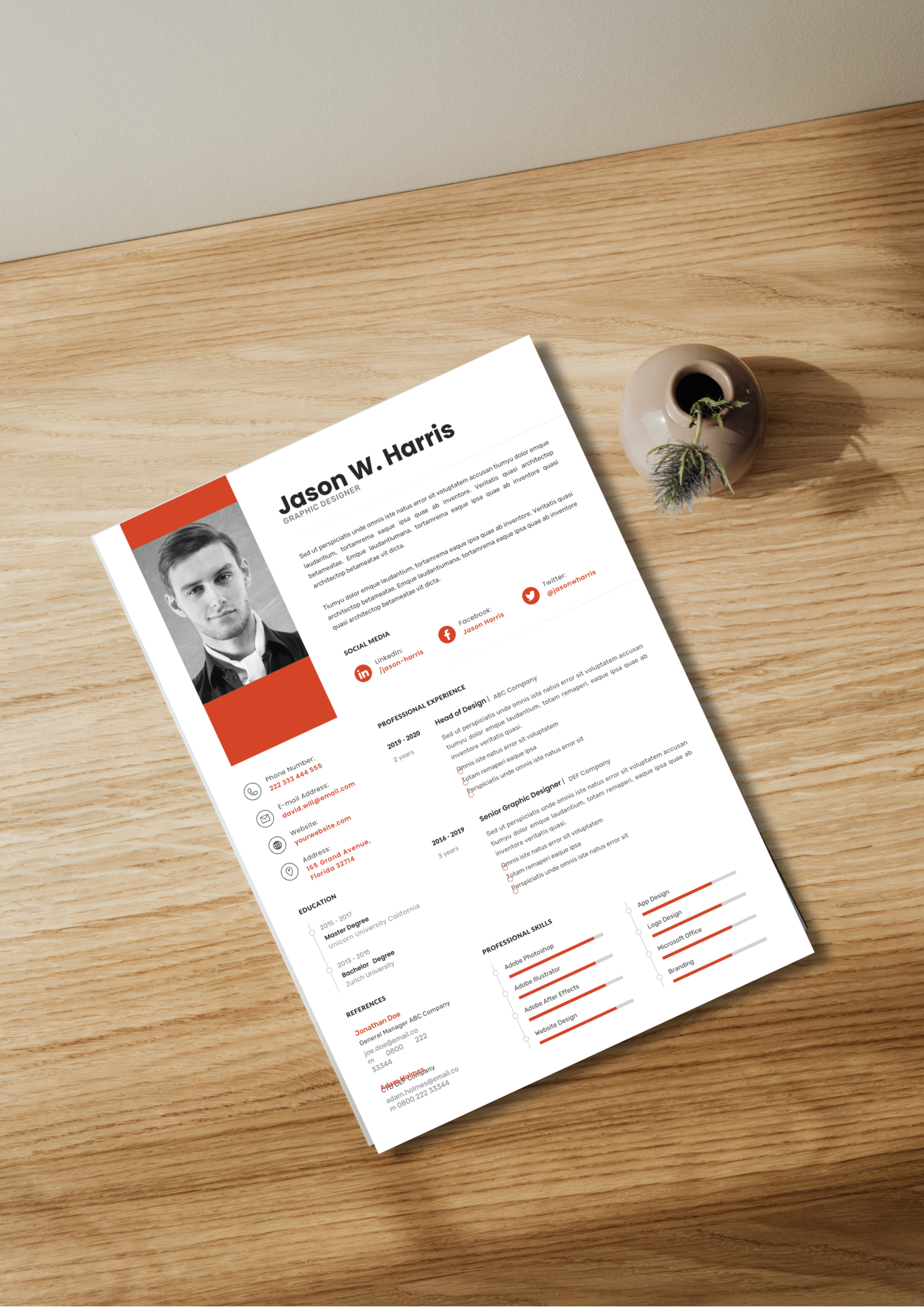 Resume CV Template 05