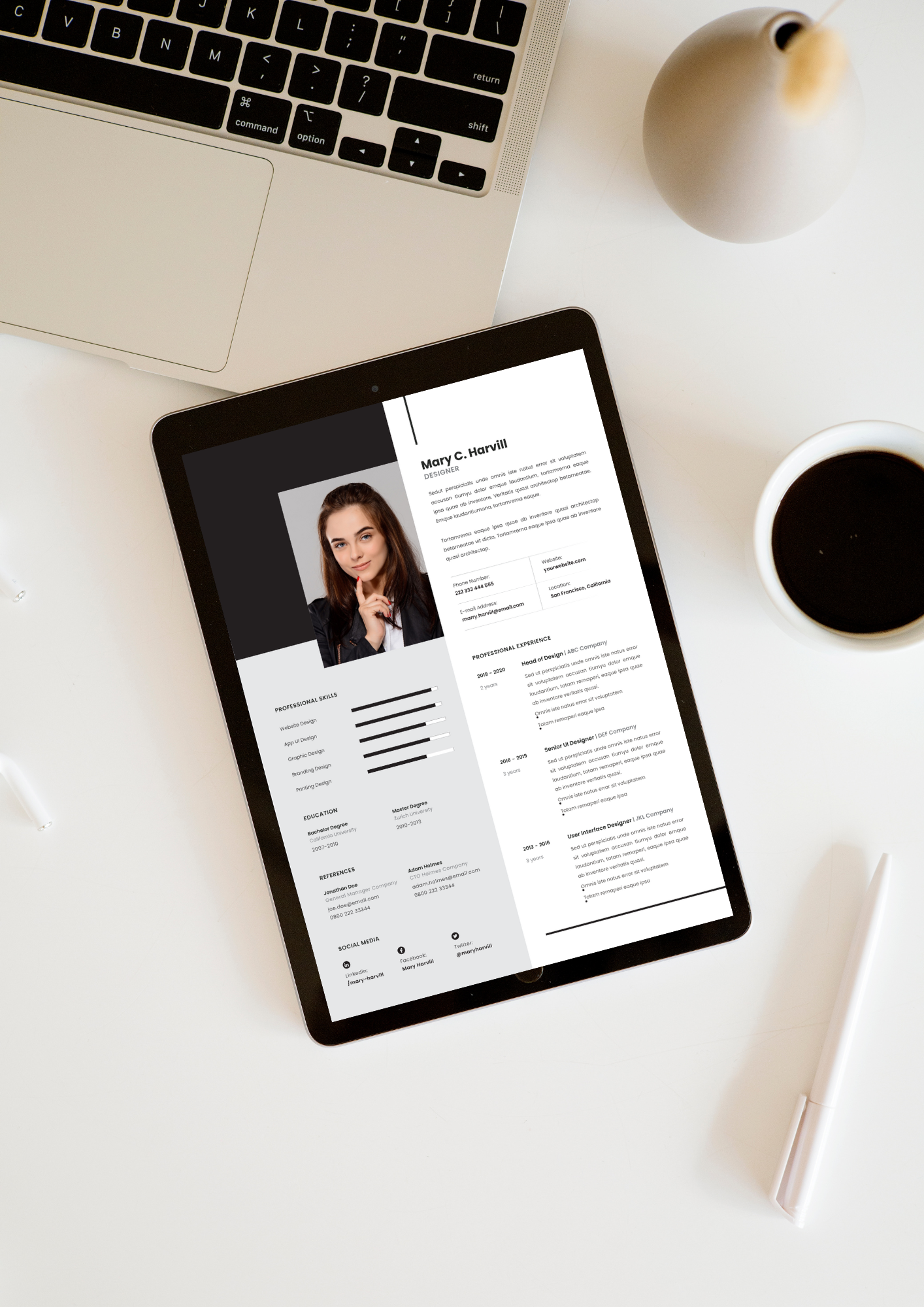 Resume CV Template 07